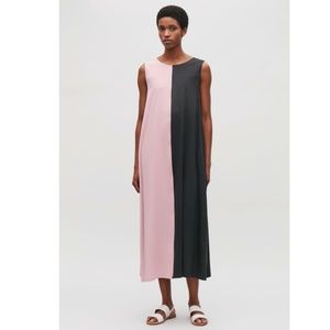 COS Sleeveless Balloon Dress In Pink